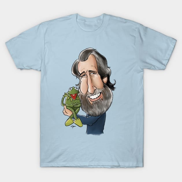 Jim Henson and Kermit T-Shirt by CalistaMCreations